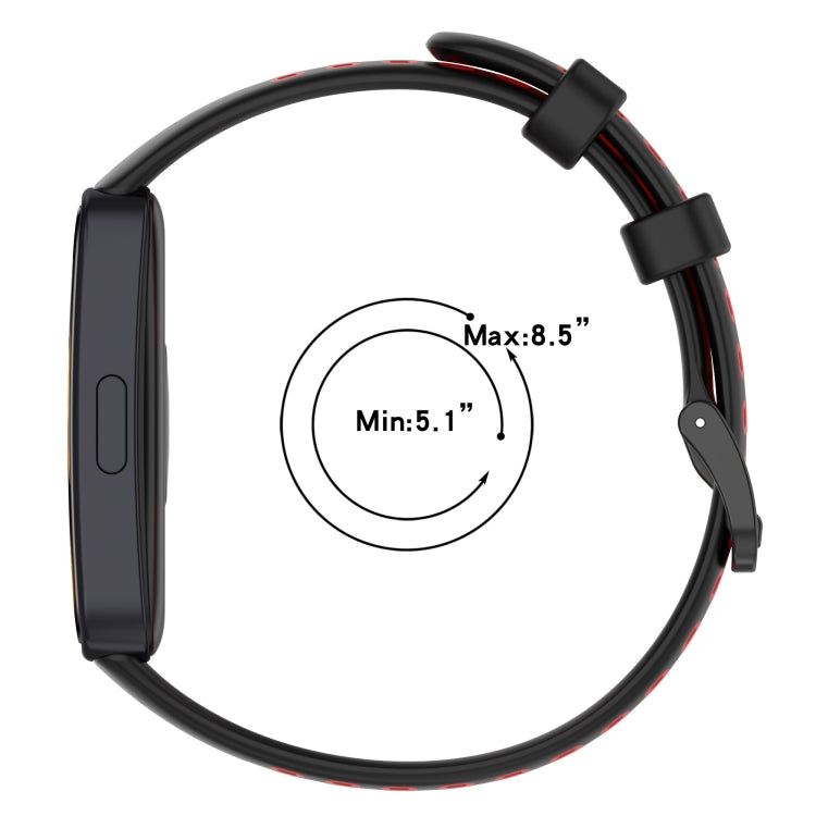Two Color Silicone Watch Band