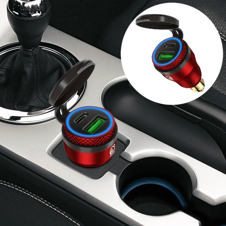 Motorcycle European-style Small-caliber Aluminum Alloy QC 3.0 + PD Fast Charge USB Charger — view 8