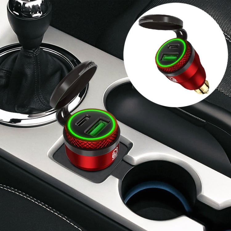 Motorcycle European-style Small-caliber Aluminum Alloy QC 3.0 + PD Fast Charge USB Charger — view 9