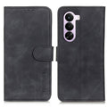 KHAZNEH Retro Texture Leather Phone Case