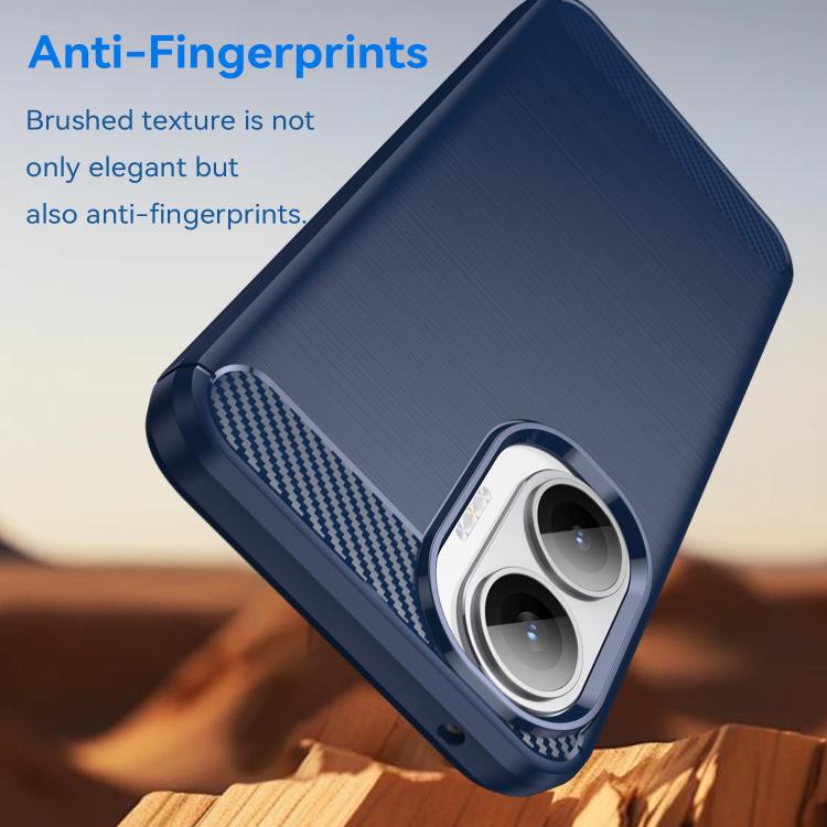 Carbon Fiber Brushed Texture TPU Phone Case