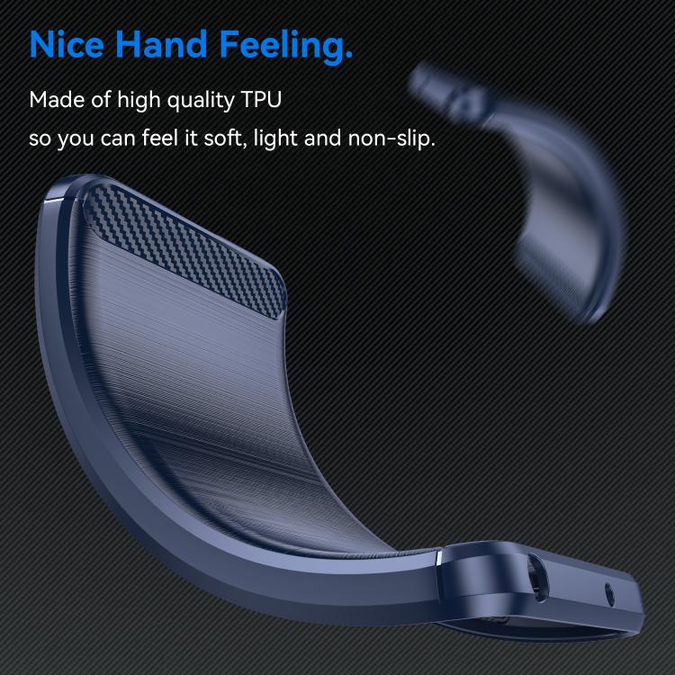 Carbon Fiber Brushed Texture TPU Phone Case