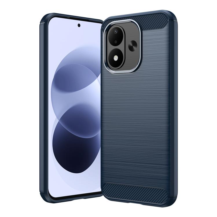 Carbon Fiber Brushed Texture TPU Phone Case
