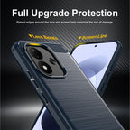 Carbon Fiber Brushed Texture TPU Phone Case