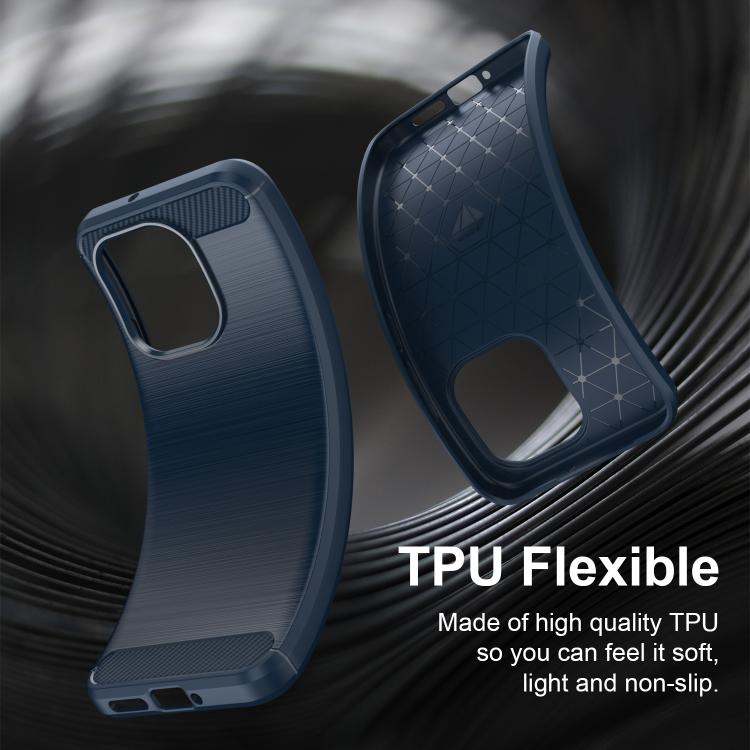 Carbon Fiber Brushed Texture TPU Phone Case