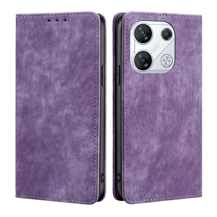 RFID Anti-theft Brush Magnetic Leather Phone Case — view 10