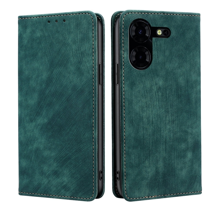 RFID Anti-theft Brush Magnetic Leather Phone Case