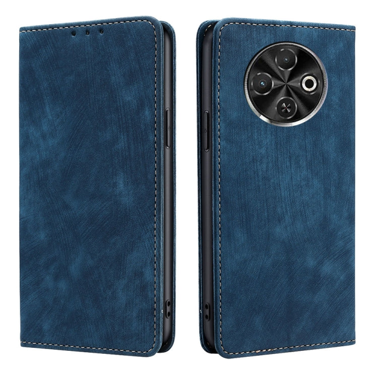 RFID Anti-theft Brush Magnetic Leather Phone Case