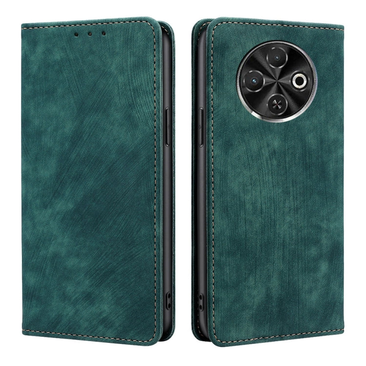 RFID Anti-theft Brush Magnetic Leather Phone Case