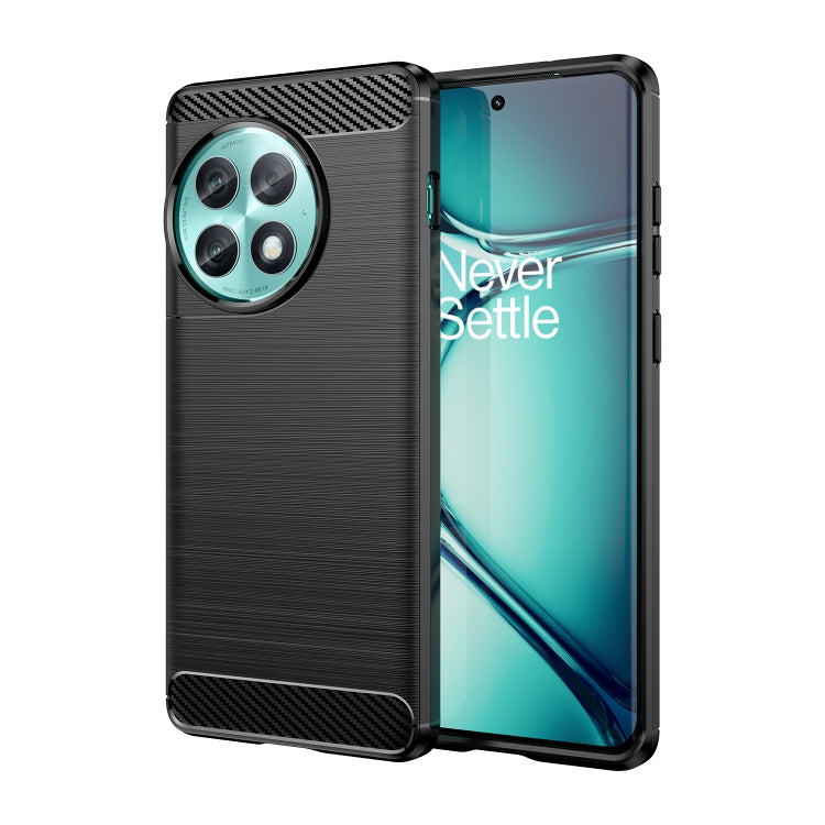 Brushed Texture Carbon Fiber TPU Phone Case