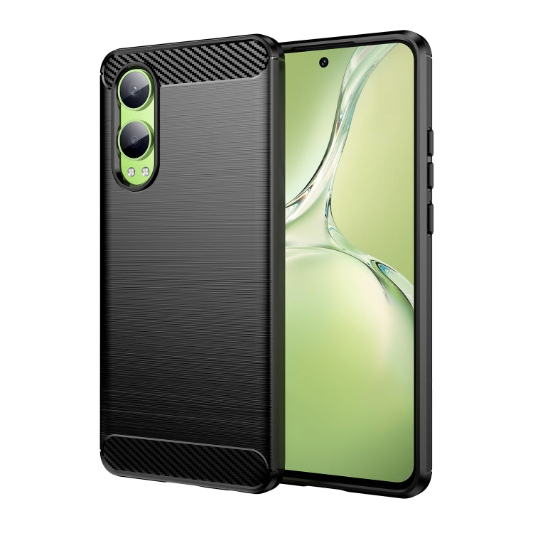 Brushed Texture Carbon Fiber TPU Phone Case