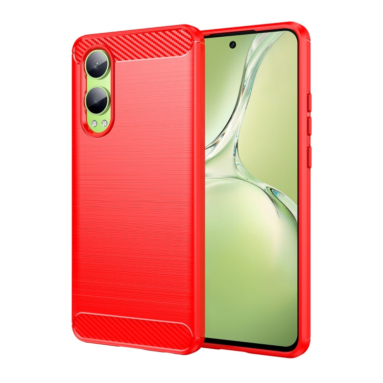 Brushed Texture Carbon Fiber TPU Phone Case