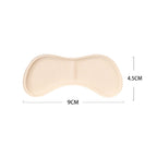 10pcs Invisible Anti-wear Butterfly Shape High Heel Stickers Thickened Sponge Heel Stickers, Random Color Delivery