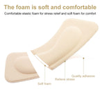 10pcs Invisible Anti-wear Butterfly Shape High Heel Stickers Thickened Sponge Heel Stickers, Random Color Delivery