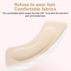 10pcs Invisible Anti-wear Butterfly Shape High Heel Stickers Thickened Sponge Heel Stickers, Random Color Delivery