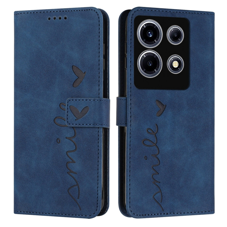 Skin Feel Heart Pattern Leather Phone Case — view 33