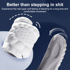 4D Latex High Elastic Shock-absorbing Antibacterial and Deodorant Insole, Random Color Delivery