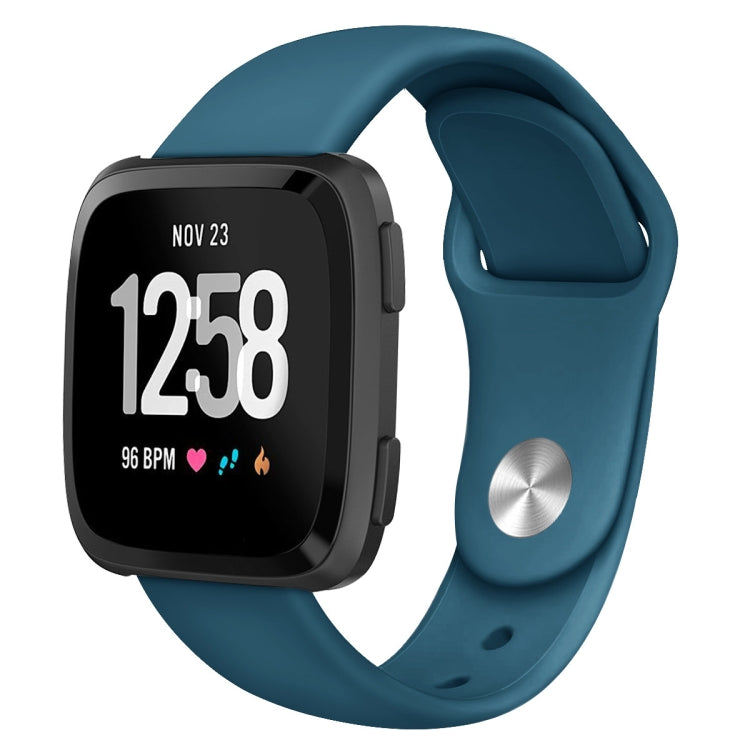 For Fitbit Versa 2 / Fitbit Versa / Fitbit Versa Lite Solid Color Silicone Replacement Strap Watchband