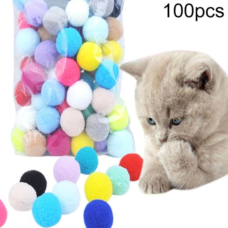 Colorful Plush Ball Pet Chew Ball Cat Interactive Toy — view 8