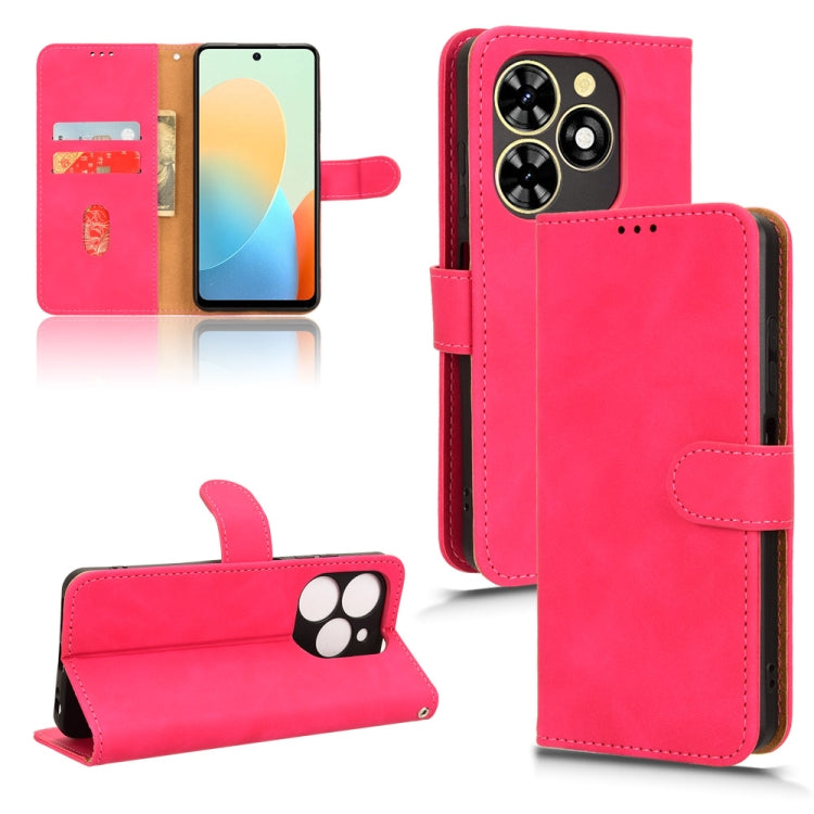Skin Feel Magnetic Flip Leather Phone Case