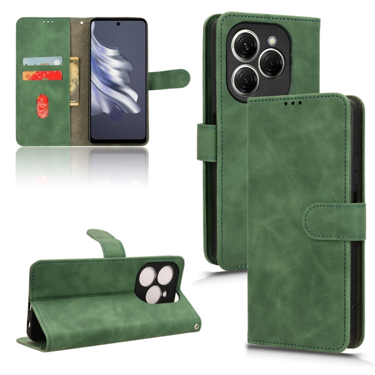 Skin Feel Magnetic Flip Leather Phone Case