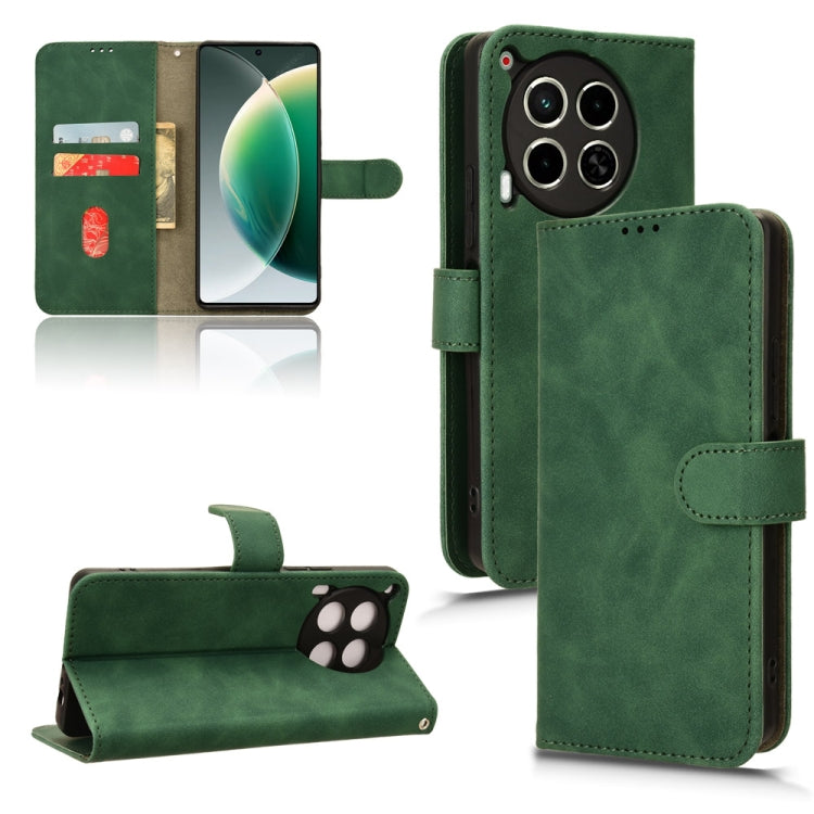 Skin Feel Magnetic Flip Leather Phone Case