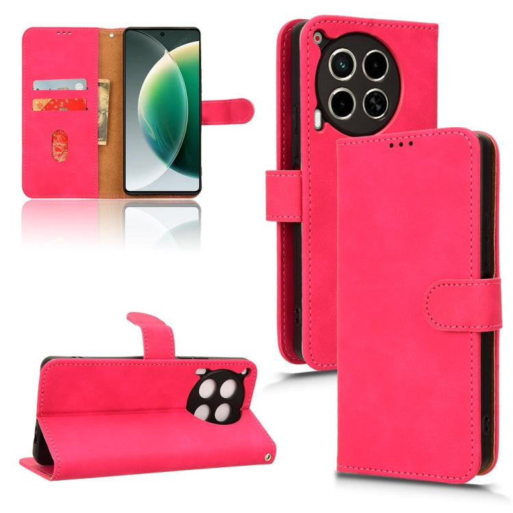 Skin Feel Magnetic Flip Leather Phone Case
