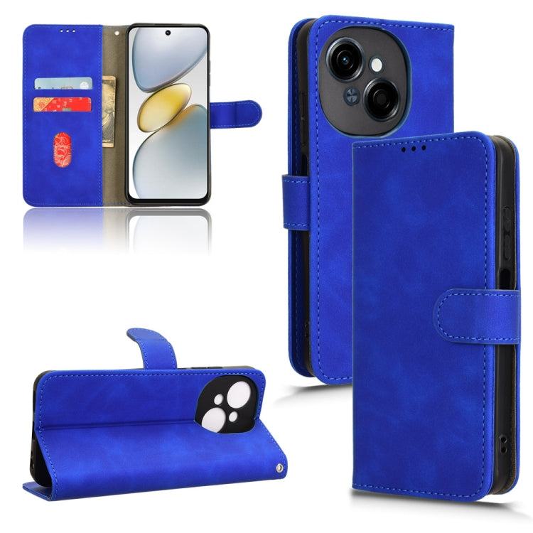 Skin Feel Magnetic Flip Leather Phone Case