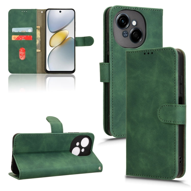 Skin Feel Magnetic Flip Leather Phone Case