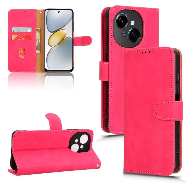 Skin Feel Magnetic Flip Leather Phone Case