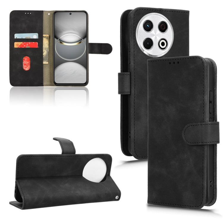 Skin Feel Magnetic Flip Leather Phone Case
