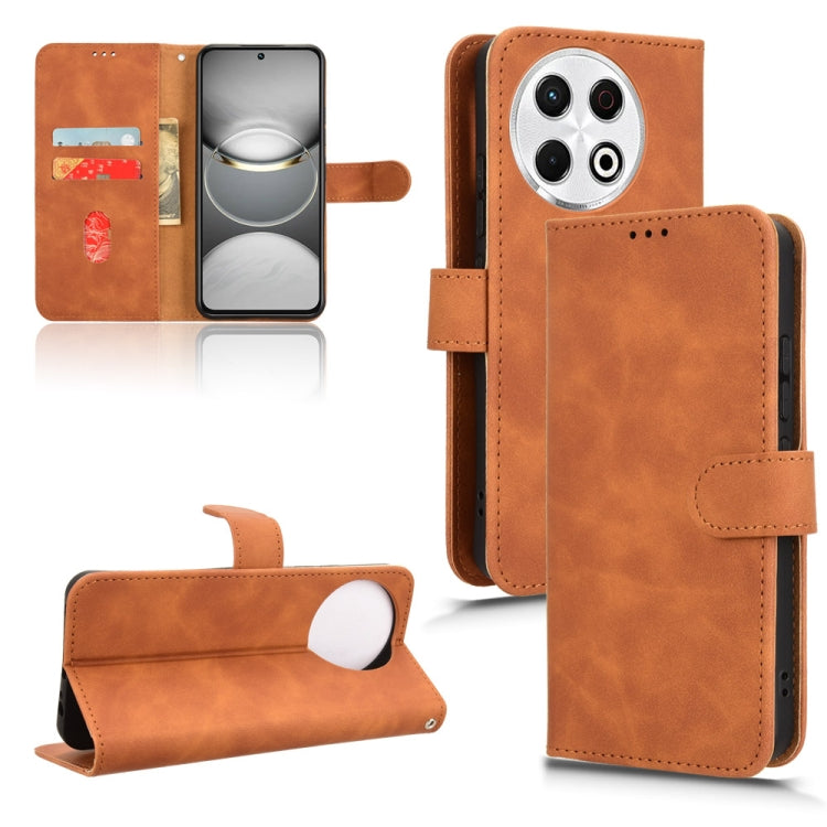 Skin Feel Magnetic Flip Leather Phone Case
