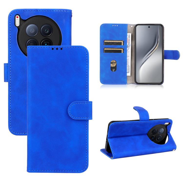 Skin Feel Magnetic Flip Leather Phone Case
