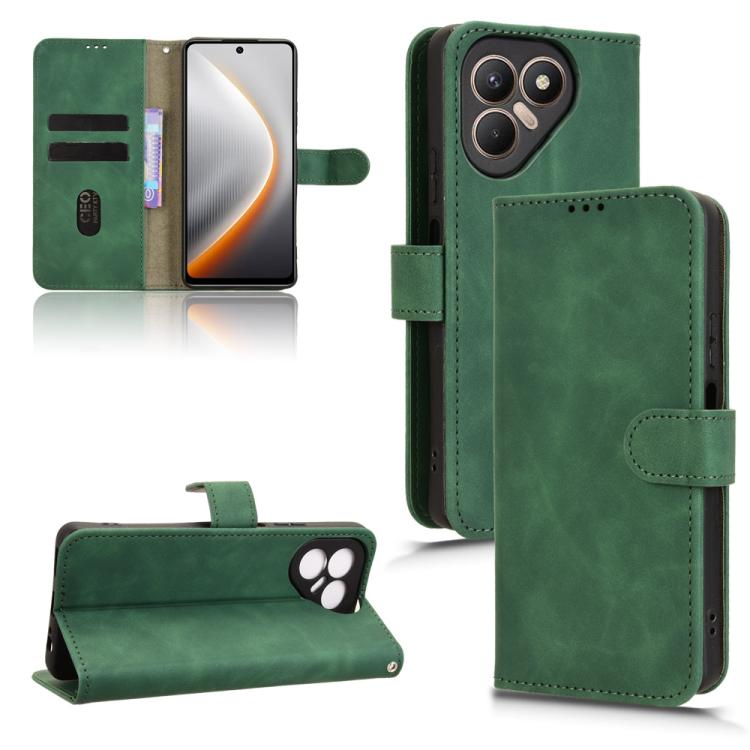 Skin Feel Magnetic Flip Leather Phone Case