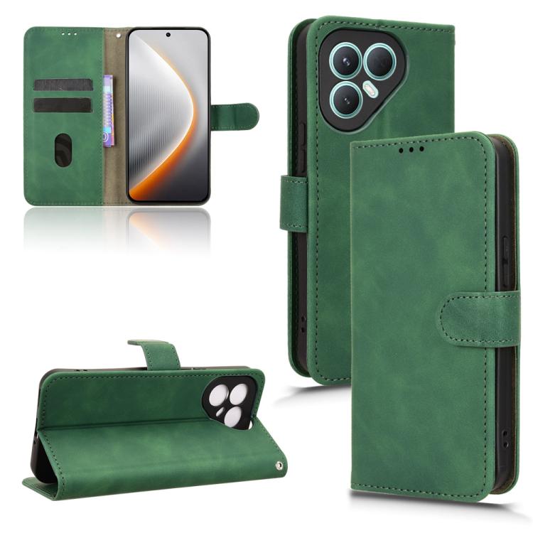 Skin Feel Magnetic Flip Leather Phone Case