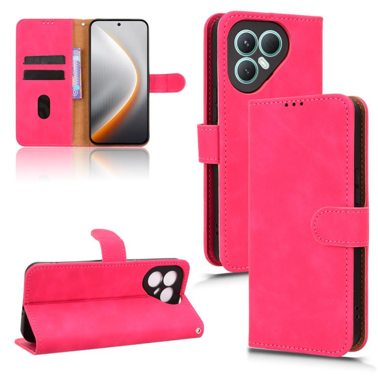 Skin Feel Magnetic Flip Leather Phone Case