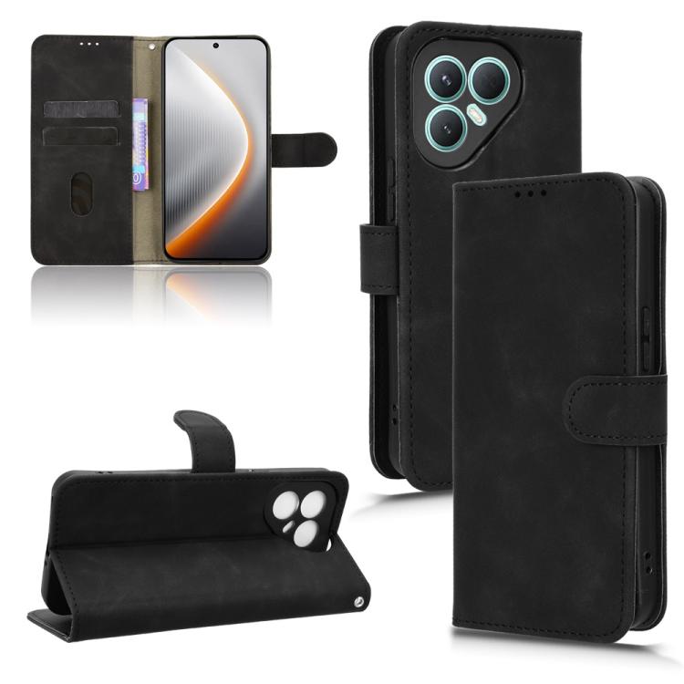 Skin Feel Magnetic Flip Leather Phone Case