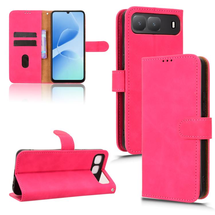 Skin Feel Magnetic Flip Leather Phone Case