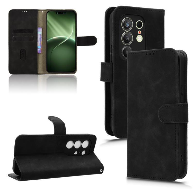 Skin Feel Magnetic Flip Leather Phone Case