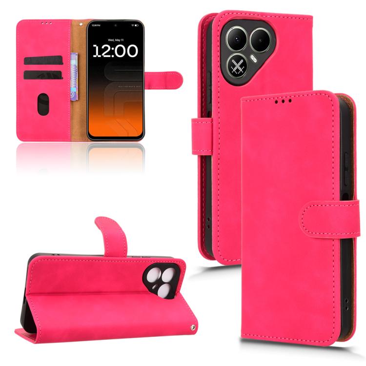 Skin Feel Magnetic Flip Leather Phone Case