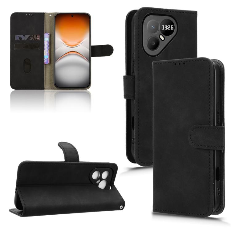 Skin Feel Magnetic Flip Leather Phone Case