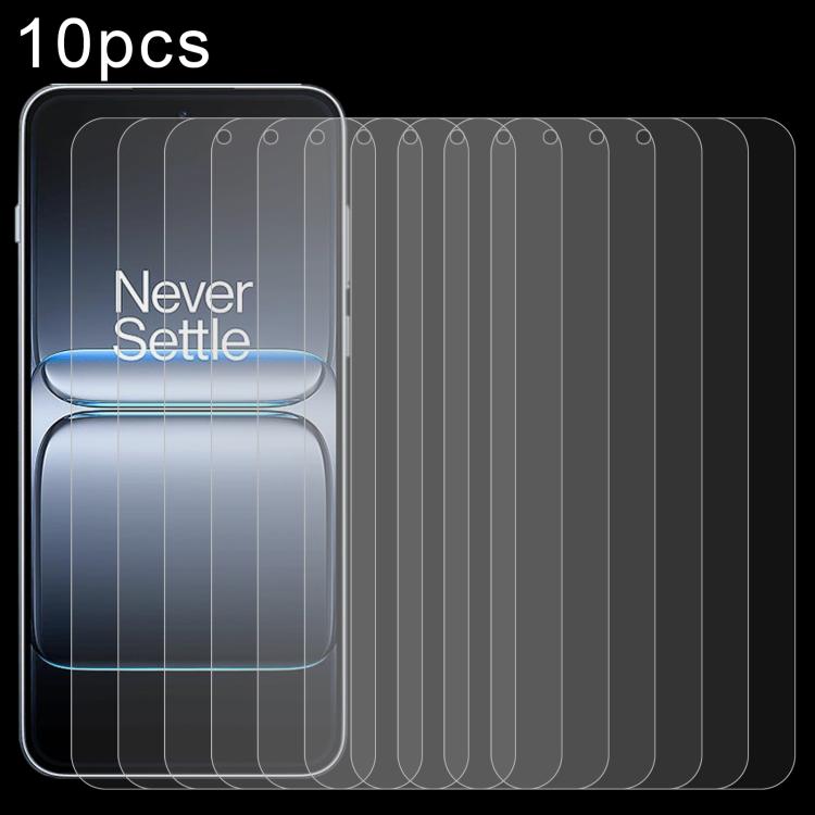 10pcs 0.26mm 9H 2.5D Tempered Glass Film — For OnePlus 13T