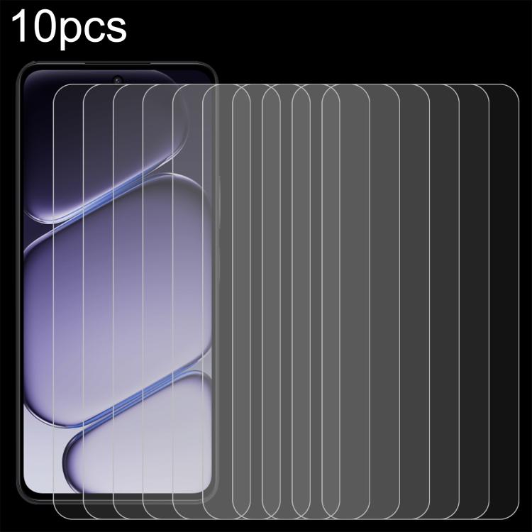 10pcs 0.26mm 9H 2.5D Tempered Glass Film — For OnePlus 15R
