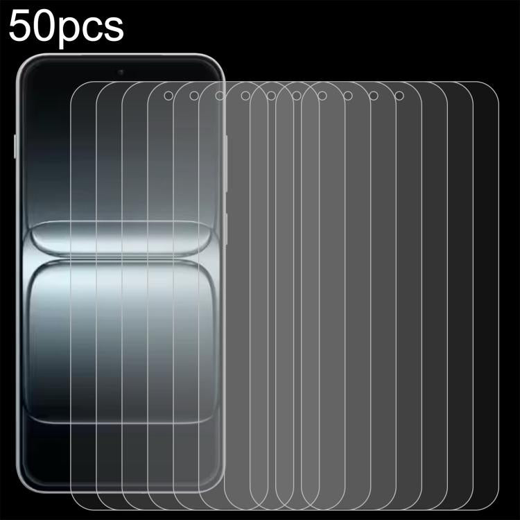 50pcs 0.26mm 9H 2.5D Tempered Glass Film — For OnePlus Nord N30 SE