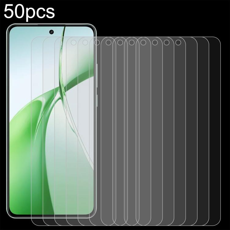 50pcs 0.26mm 9H 2.5D Tempered Glass Film — For OnePlus K11 (50 PCS)