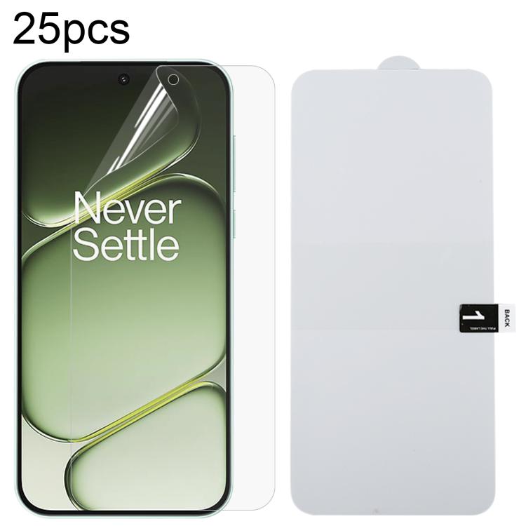 25pcs Full Screen Protector Explosion-proof Hydrogel Film — For OnePlus Nord N30 SE
