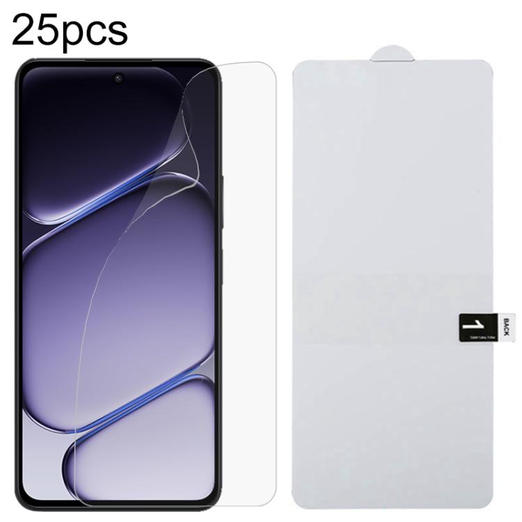 25pcs Full Screen Protector Explosion-proof Hydrogel Film — For OnePlus Ace 6