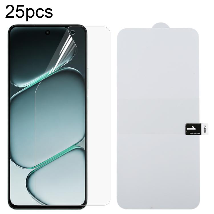 25pcs Full Screen Protector Explosion-proof Hydrogel Film — For OnePlus 15T
