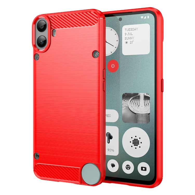 Carbon Fiber Brushed Texture TPU Phone Case