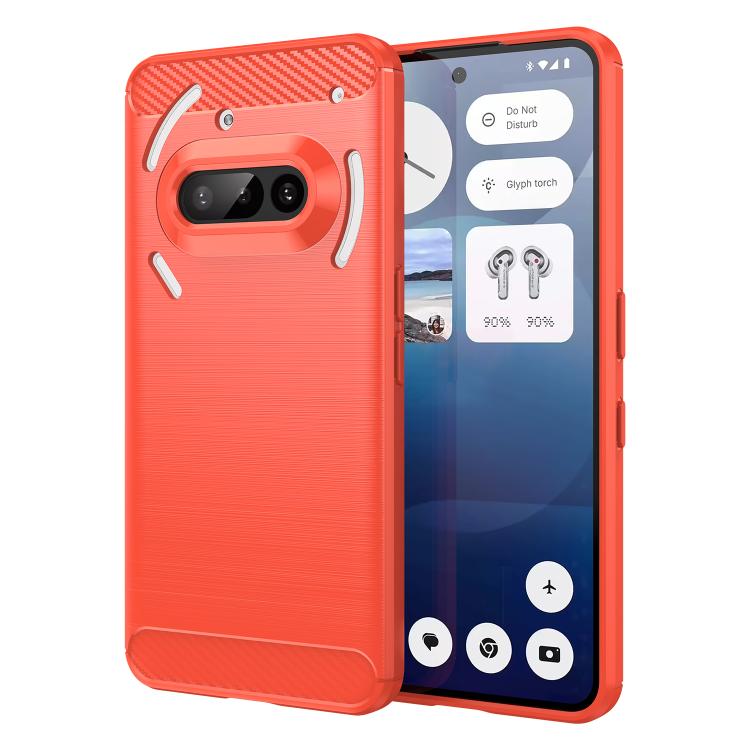 Carbon Fiber Brushed Texture TPU Phone Case